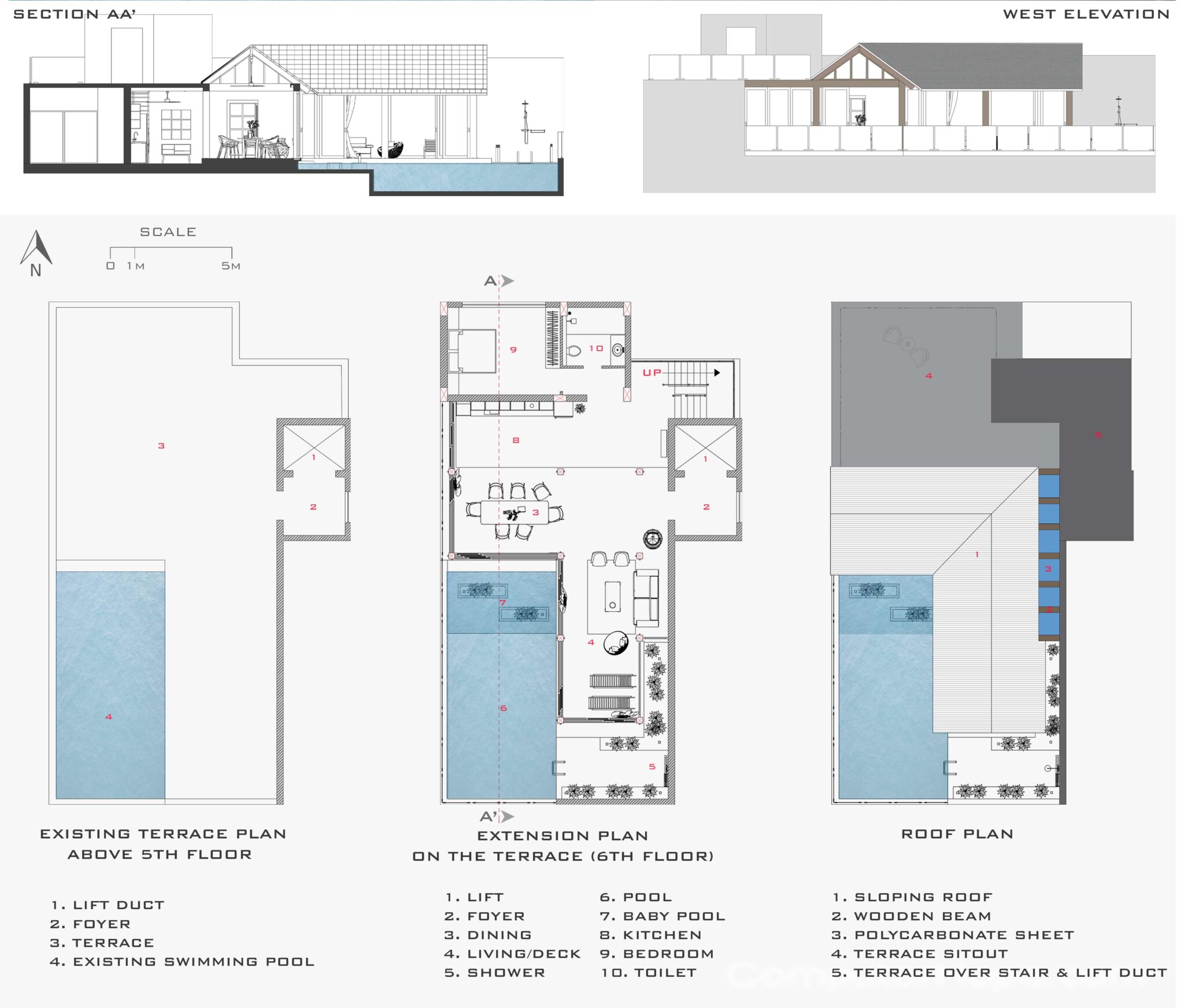 Goa Penthouse — conceptual diagram 1