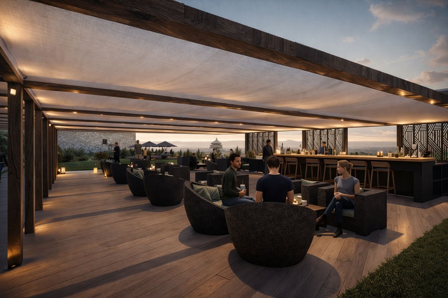 Rooftop Recreation and Sports Facility — view 2