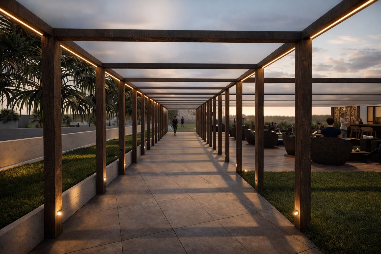 Rooftop Recreation and Sports Facility — view 4