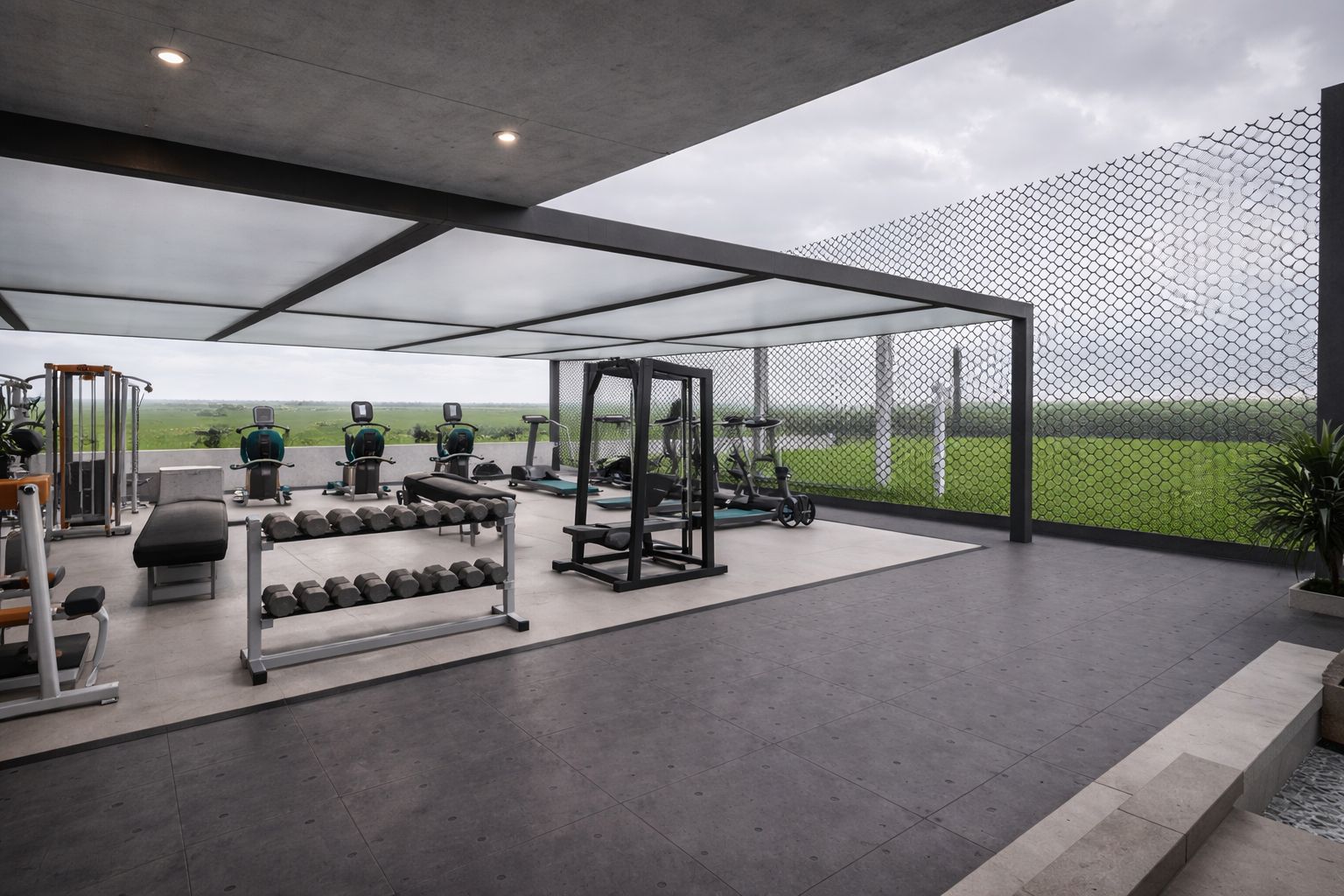 Rooftop Recreation and Sports Facility — view 5
