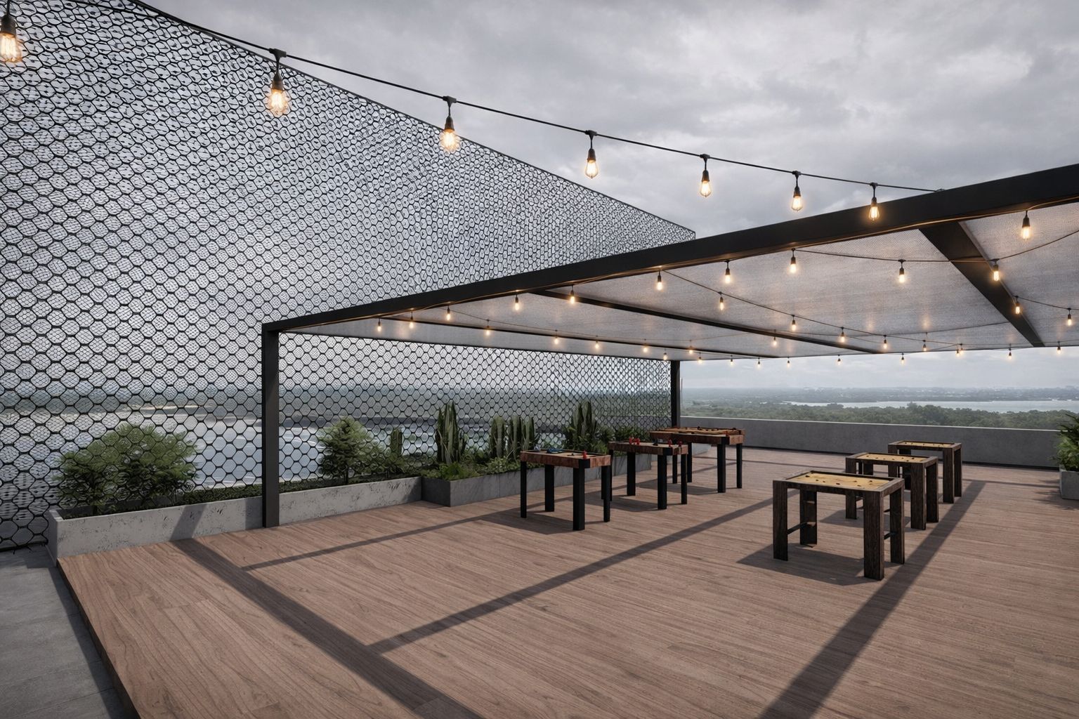 Rooftop Recreation and Sports Facility — view 6