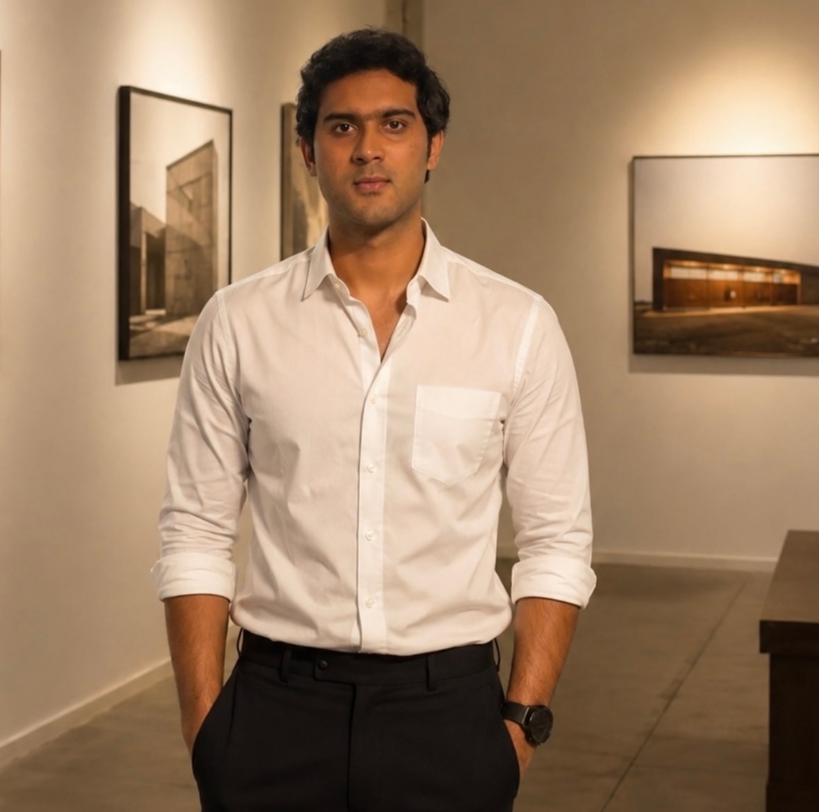 Portrait of Vardhan Samani, Founder and Principal Architect