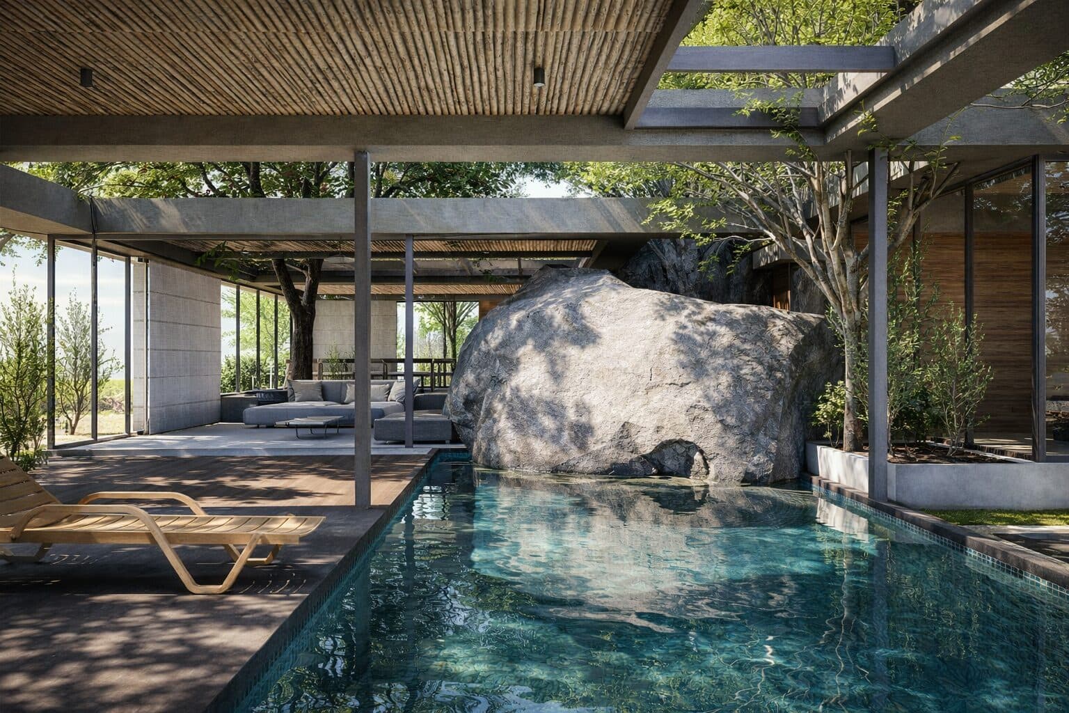 Whispers of Stone, Yakushima — Interior Design project by Samani + Partners